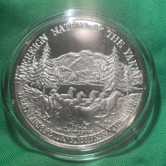 Nation Of The Yakima Silver Round 24.1 Grams of .999 Silver116365282798 - Picture 4 of 6